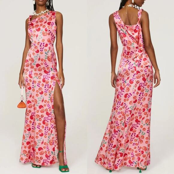 SALONI Leona Gown Silk Dress size 6